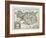 Map of Iceland-W.j. Blaeu-Framed Giclee Print