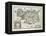 Map of Iceland-W.j. Blaeu-Framed Premier Image Canvas