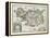 Map of Iceland-W.j. Blaeu-Framed Premier Image Canvas