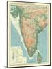 Map of India - Southern Section-Unknown-Mounted Giclee Print