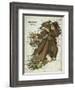 Map Of Ireland Representing St Patrick Driving Out the Snakes-Lilian Lancaster-Framed Giclee Print