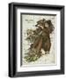 Map Of Ireland Representing St Patrick Driving Out the Snakes-Lilian Lancaster-Framed Giclee Print