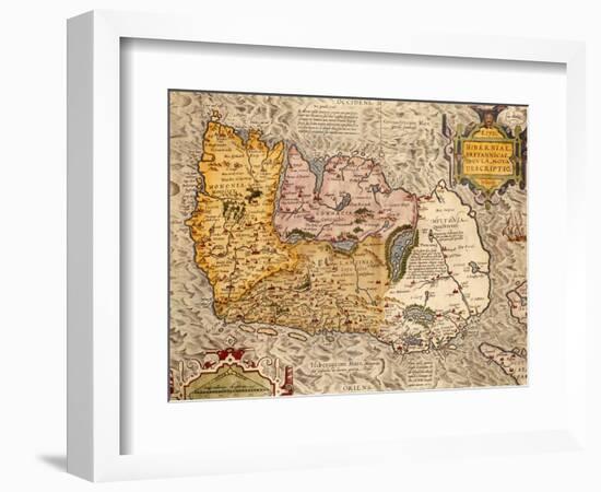 Map Of Ireland-null-Framed Giclee Print
