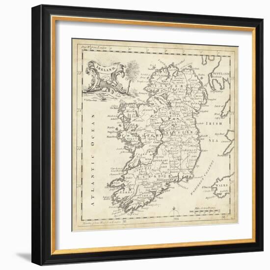 Map of Ireland-T. Jeffreys-Framed Art Print