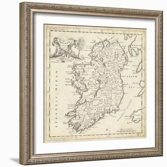 Map of Ireland-T. Jeffreys-Framed Art Print