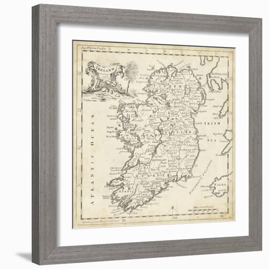 Map of Ireland-T. Jeffreys-Framed Art Print