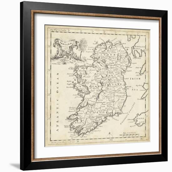 Map of Ireland-T. Jeffreys-Framed Art Print