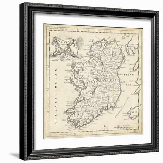 Map of Ireland-T. Jeffreys-Framed Art Print