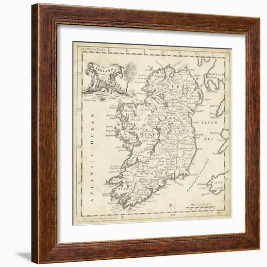 Map of Ireland-T. Jeffreys-Framed Premium Giclee Print