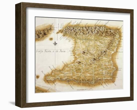 Map of Island of Trinidad, 1777, Trinidad and Tobago, 18th Century-null-Framed Giclee Print