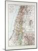 Map of Israel Jerusalem the Southern Part of Syria Lebanon the Western Part of Jordan 1899-null-Mounted Giclee Print