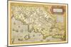 Map of Italian Coast above Rome-Abraham Ortelius-Mounted Art Print