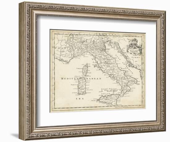 Map of Italy-T. Jeffreys-Framed Art Print