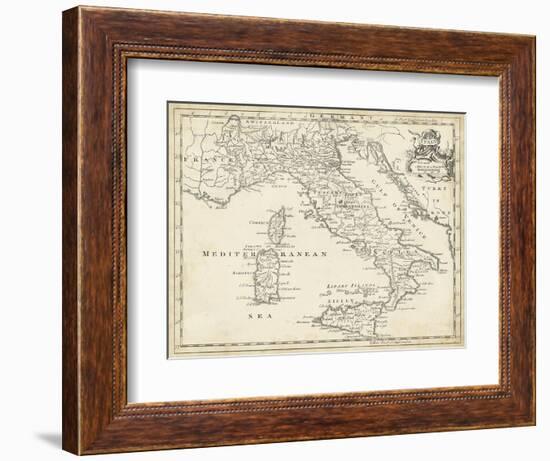 Map of Italy-T. Jeffreys-Framed Art Print