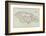 Map of Jamaica-null-Framed Photographic Print