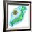 Map of Japan-Jennifer Thermes-Framed Photographic Print