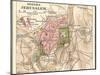 Map of Jerusalem (C. 1900), Maps-Encyclopaedia Britannica-Mounted Art Print