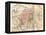 Map of Jerusalem (C. 1900), Maps-Encyclopaedia Britannica-Framed Stretched Canvas