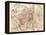 Map of Jerusalem (C. 1900), Maps-Encyclopaedia Britannica-Framed Stretched Canvas