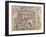 Map of Jerusalem from Civitates Orbis Terrarum-null-Framed Giclee Print