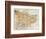 Map of Kent, England, 1870s-null-Framed Giclee Print