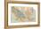 Map of Lake Nicaragua (C. 1900), Maps-Encyclopaedia Britannica-Framed Premier Image Canvas