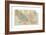 Map of Lake Nicaragua (C. 1900), Maps-Encyclopaedia Britannica-Framed Premium Giclee Print