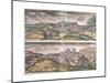 Map of Lebrija and Setenil from Civitates Orbis Terrarum-null-Mounted Giclee Print