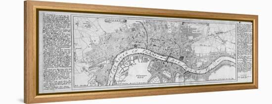 Map of London, 1700-Augustae Vindelicorum-Framed Premier Image Canvas