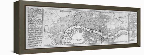 Map of London, 1700-Augustae Vindelicorum-Framed Premier Image Canvas