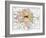 Map Of London, 1881-null-Framed Giclee Print