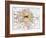 Map Of London, 1881-null-Framed Giclee Print