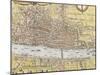 Map of London, from 'Civitates Orbis Terrarum', by Georg Braun (1542-1622) and Frans Hogenburg…-Joris Hoefnagel-Mounted Giclee Print