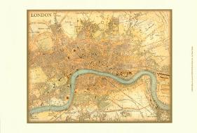 Map of London Art Print by | Art.com