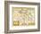 Map of Loudunois in 1627, 1631-null-Framed Giclee Print