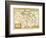 Map of Loudunois in 1627, 1631-null-Framed Giclee Print