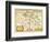 Map of Loudunois in 1627, 1631-null-Framed Giclee Print