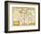 Map of Loudunois in 1627, 1631-null-Framed Giclee Print