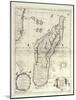 Map of Madagascar Island-Vincenzo Coronelli-Mounted Giclee Print