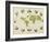 Map of Magellan's Voyage around the World, C.1540-Battista Agnese-Framed Giclee Print