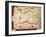 Map of Mediterranean Sea, Messina, 1508-null-Framed Giclee Print