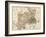 Map of Middlesex, England, 1870s-null-Framed Giclee Print