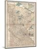 Map of Minnesota-Encyclopaedia Britannica-Mounted Art Print