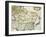 Map of Mongolia Showing Part of Russia, Japan and China, C.1680-Frederick de Wit-Framed Giclee Print