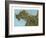 Map of Monterey Peninsula, California-null-Framed Art Print