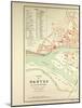 Map of Nantes-null-Mounted Giclee Print