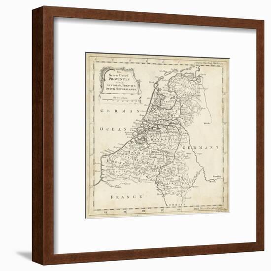 Map of Netherlands-T. Jeffreys-Framed Art Print