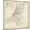 Map of Netherlands-T. Jeffreys-Mounted Art Print