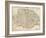 Map of Norfolk, England, 1870s-null-Framed Premium Giclee Print