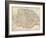 Map of Norfolk, England, 1870s-null-Framed Premium Giclee Print